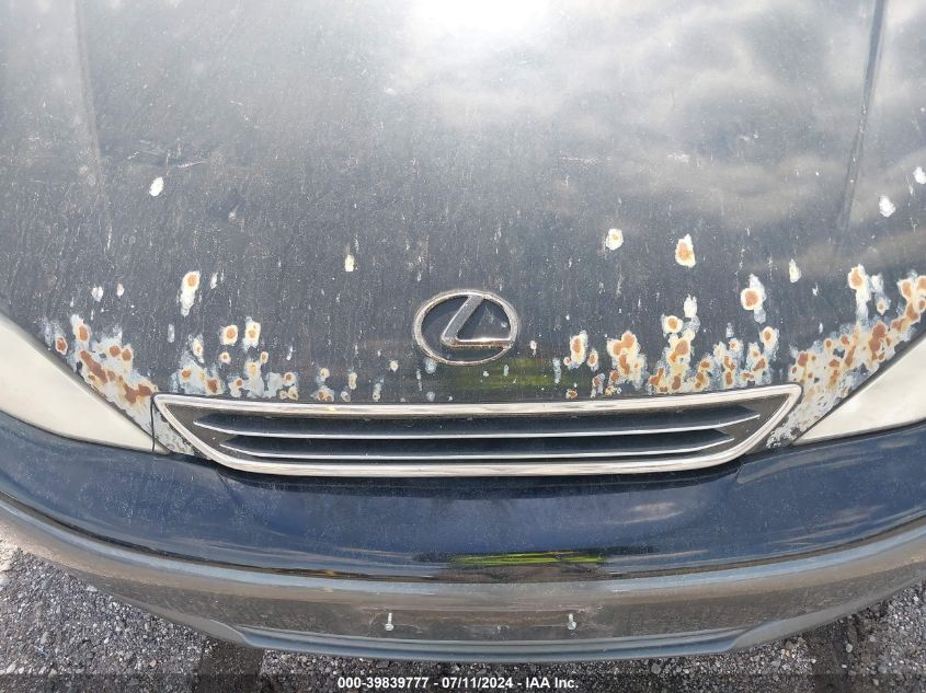 2000 Lexus Es 300 VIN: JT8BF28G7Y5098543 Lot: 39839777