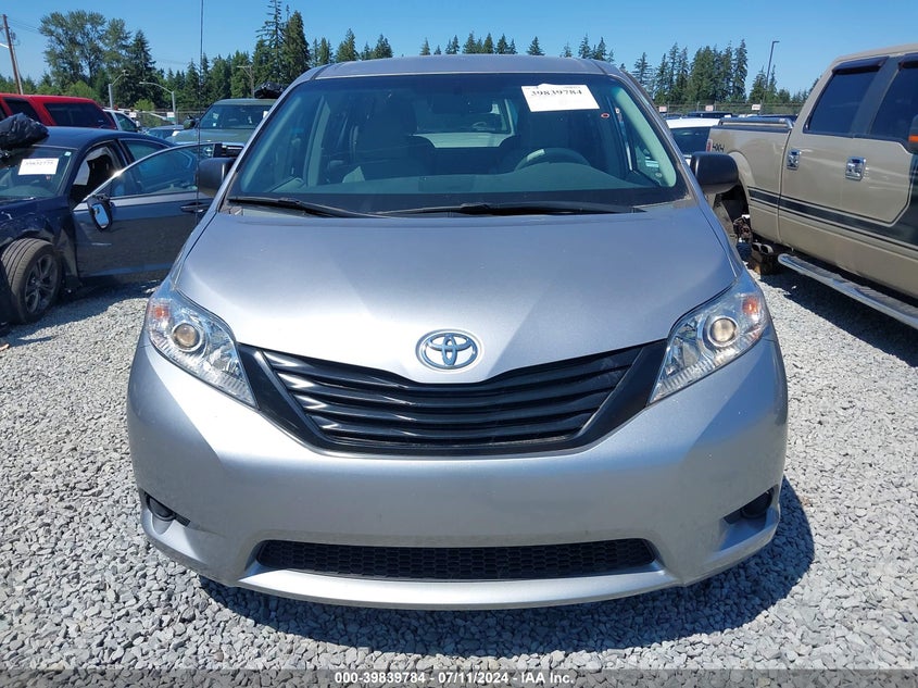 2012 Toyota Sienna Base V6 7 Passenger VIN: 5TDZK3DC3CS184424 Lot: 39839784