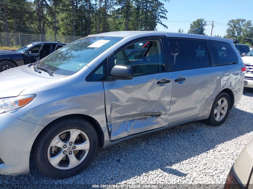 2012 Toyota Sienna Base V6 7 Passenger VIN: 5TDZK3DC3CS184424 Lot: 39839784