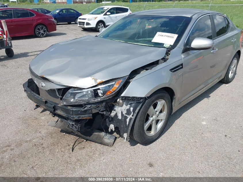 2014 Kia Optima Lx VIN: KNAGM4A70E5455265 Lot: 39839808