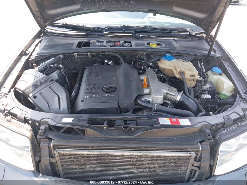 2003 Audi A4 1.8T VIN: WAUJC68E83A382384 Lot: 39839812