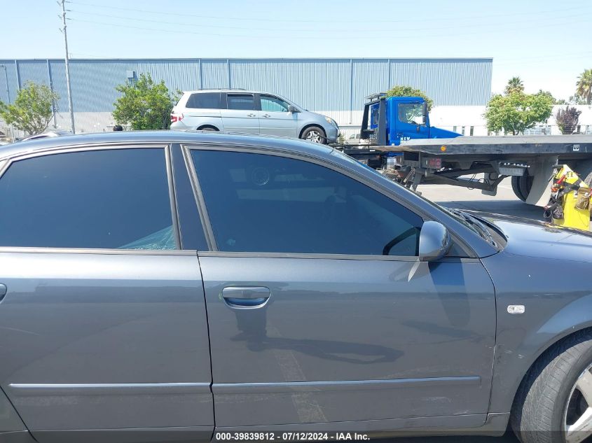 2003 Audi A4 1.8T VIN: WAUJC68E83A382384 Lot: 39839812