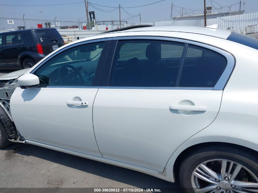 2013 Infiniti G37 Journey VIN: JN1CV6AP3DM722948 Lot: 39839832