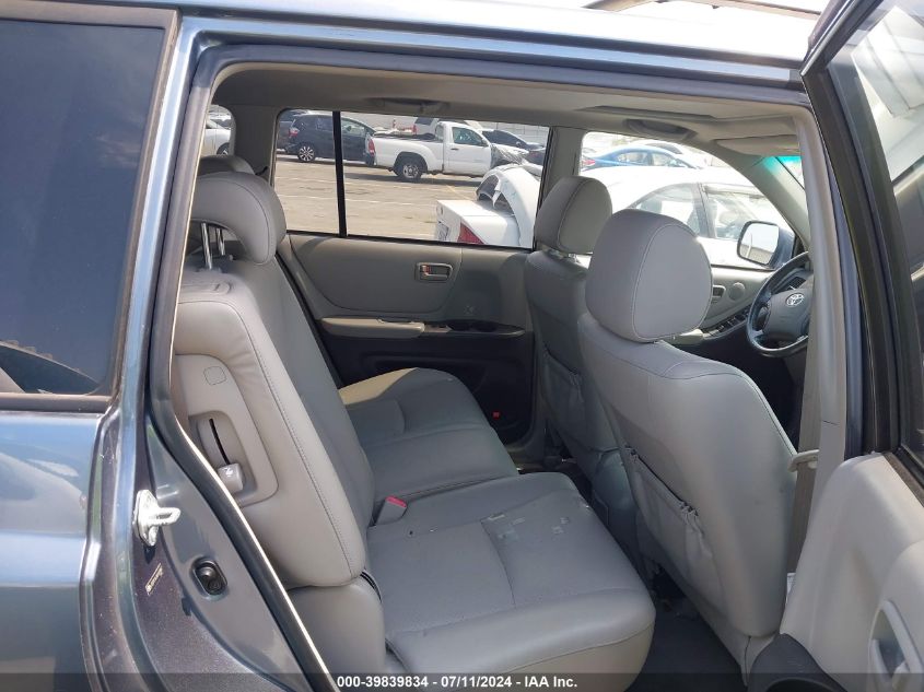 2006 Toyota Highlander V6 VIN: JTEEP21A760169960 Lot: 39839834