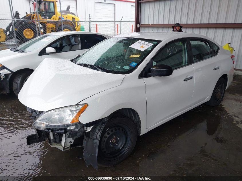 2013 Nissan Sentra Sv VIN: 3N1AB7APXDL769622 Lot: 39839890