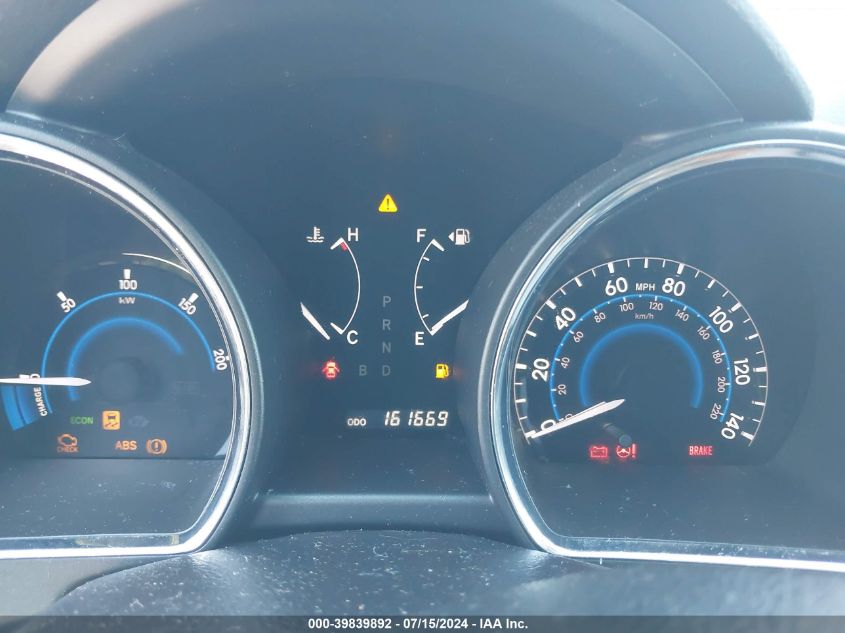 2009 Toyota Highlander Hybrid Limited VIN: JTEEW44A592026640 Lot: 39839892