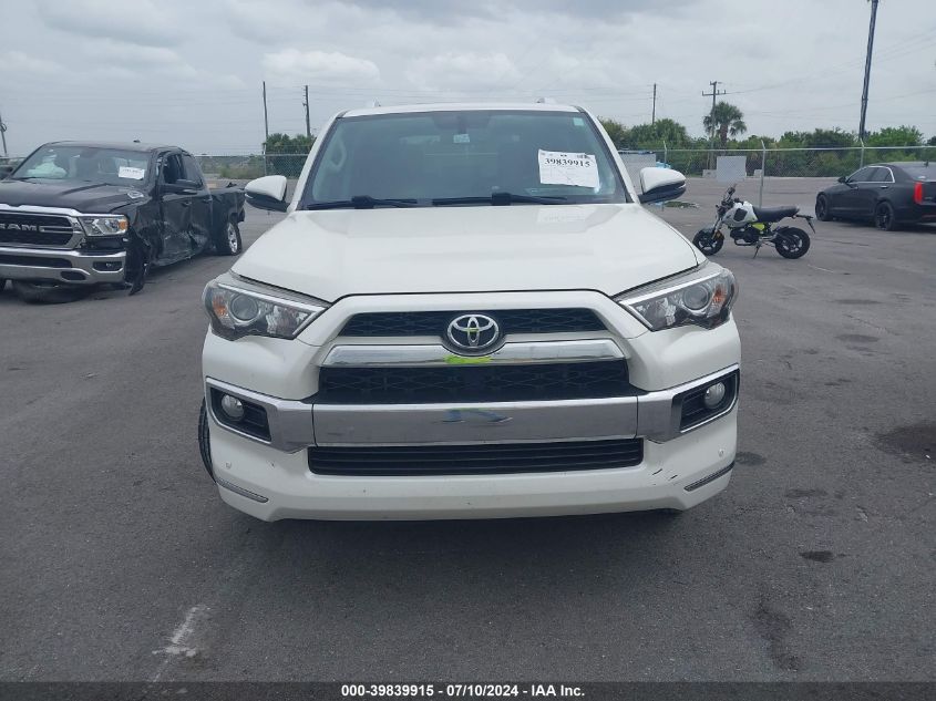 2014 Toyota 4Runner Limited VIN: JTEZU5JR0E5079861 Lot: 39839915