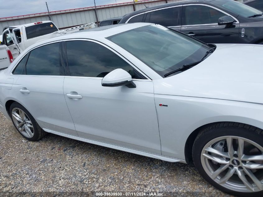 2020 Audi A4 Premium Plus 45 Tfsi Quattro S Tronic VIN: WAUENAF46LN008745 Lot: 39839930