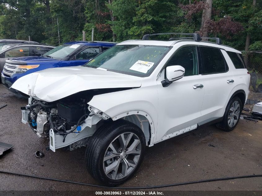 VIN KM8R4DHEXNU387140 2022 HYUNDAI PALISADE SEL