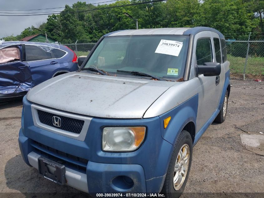 2006 Honda Element Ex VIN: 5J6YH28606L022467 Lot: 39839974