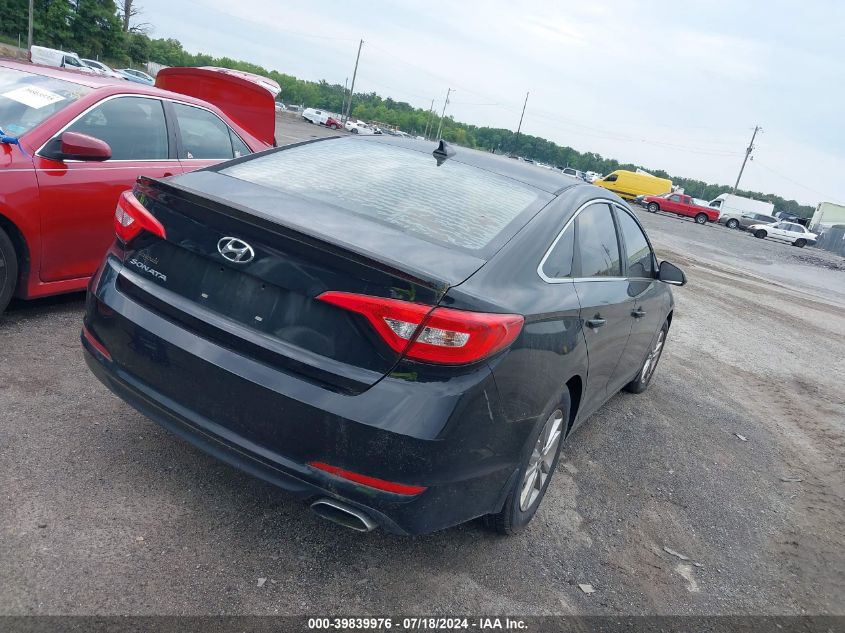 2015 Hyundai Sonata Se VIN: 5NPE24AF9FH141686 Lot: 39839976