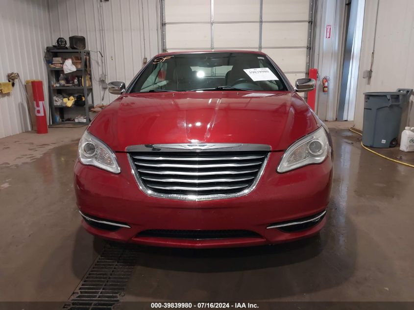 2013 Chrysler 200 Limited VIN: 1C3BCBFG7DN715662 Lot: 39839980