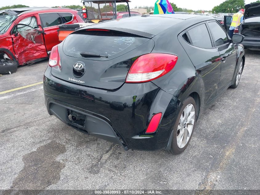 2016 Hyundai Veloster VIN: KMHTC6AD7GU248513 Lot: 39839993