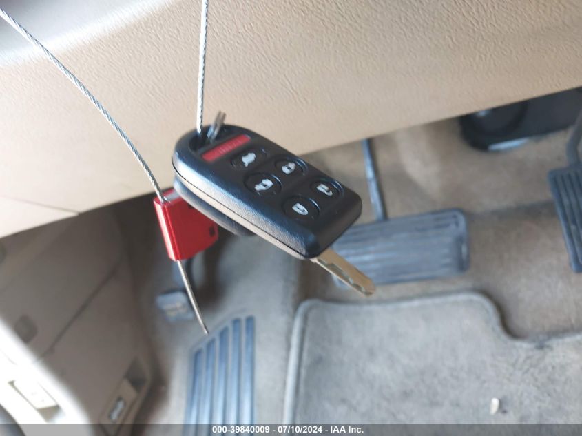 2009 Honda Odyssey Ex-L VIN: 5FNRL38779B056114 Lot: 39840009