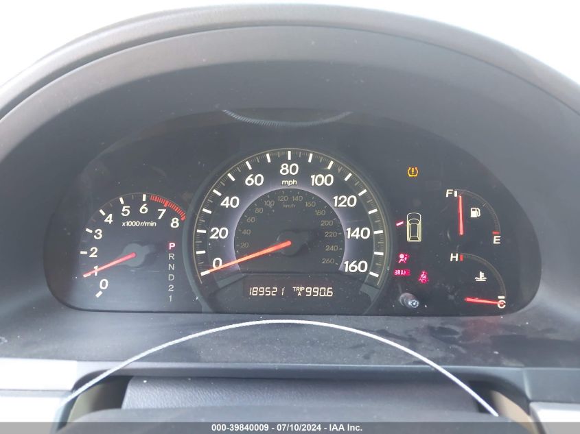 2009 Honda Odyssey Ex-L VIN: 5FNRL38779B056114 Lot: 39840009