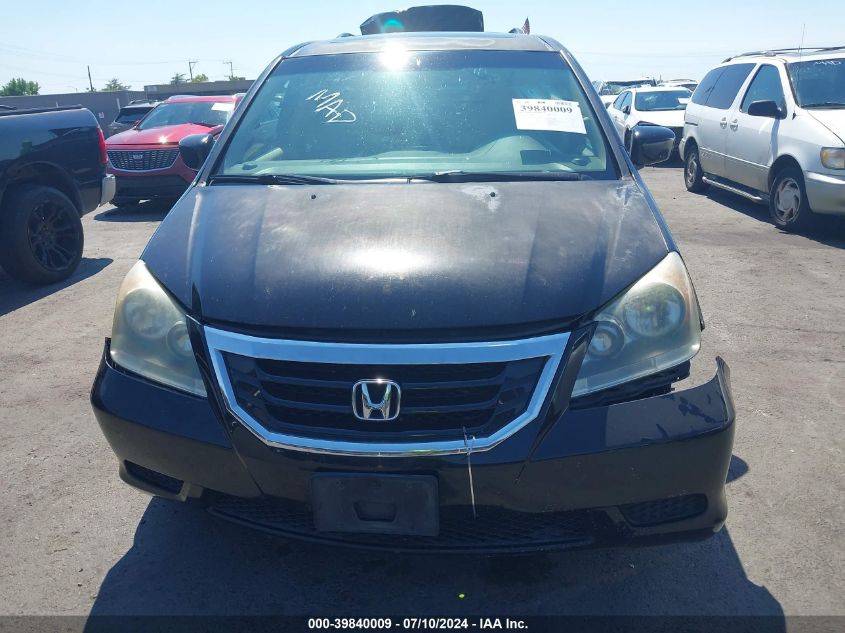 2009 Honda Odyssey Ex-L VIN: 5FNRL38779B056114 Lot: 39840009