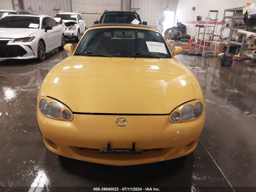 2002 Mazda Mx-5 Miata Cloth/Ls/Se VIN: JM1NB353620231380 Lot: 39840023