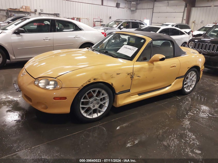 2002 Mazda Mx-5 Miata Cloth/Ls/Se VIN: JM1NB353620231380 Lot: 39840023