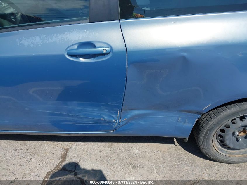 2010 Toyota Yaris VIN: JTDJT4K31A5321771 Lot: 39840049