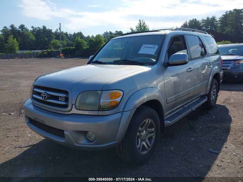 2004 Toyota Sequoia Limited V8 VIN: 5TDBT48A74S227550 Lot: 39840050