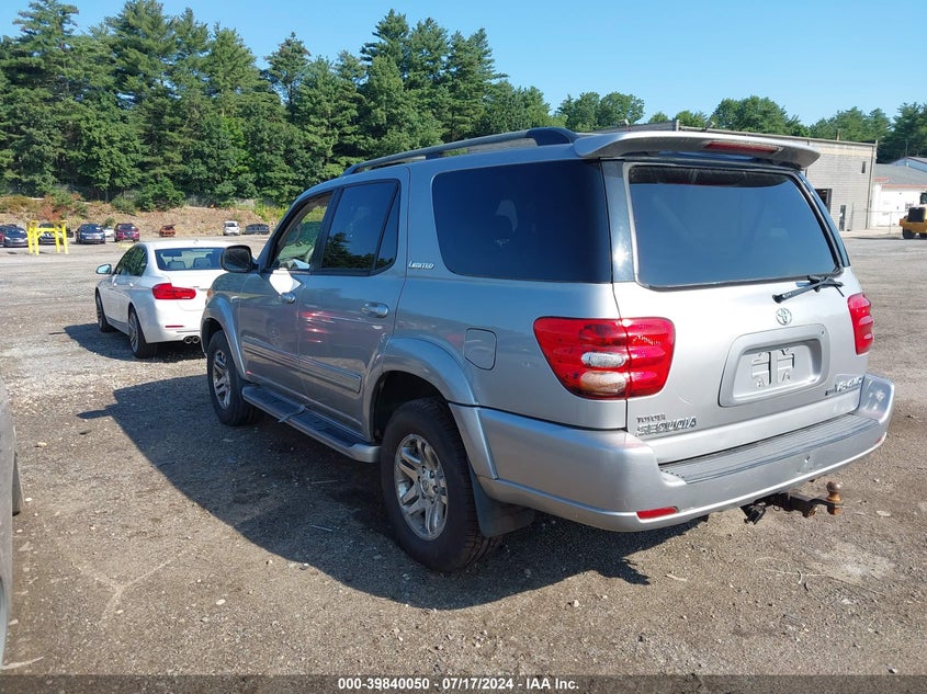 2004 Toyota Sequoia Limited V8 VIN: 5TDBT48A74S227550 Lot: 39840050