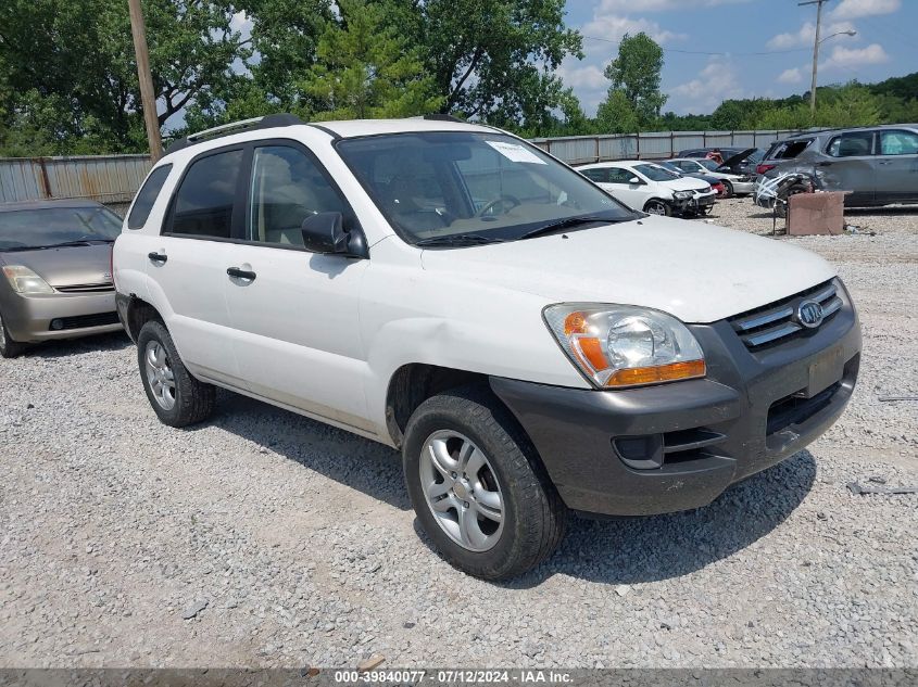 2008 Kia Sportage Lx V6 VIN: KNDJE723487542811 Lot: 39840077