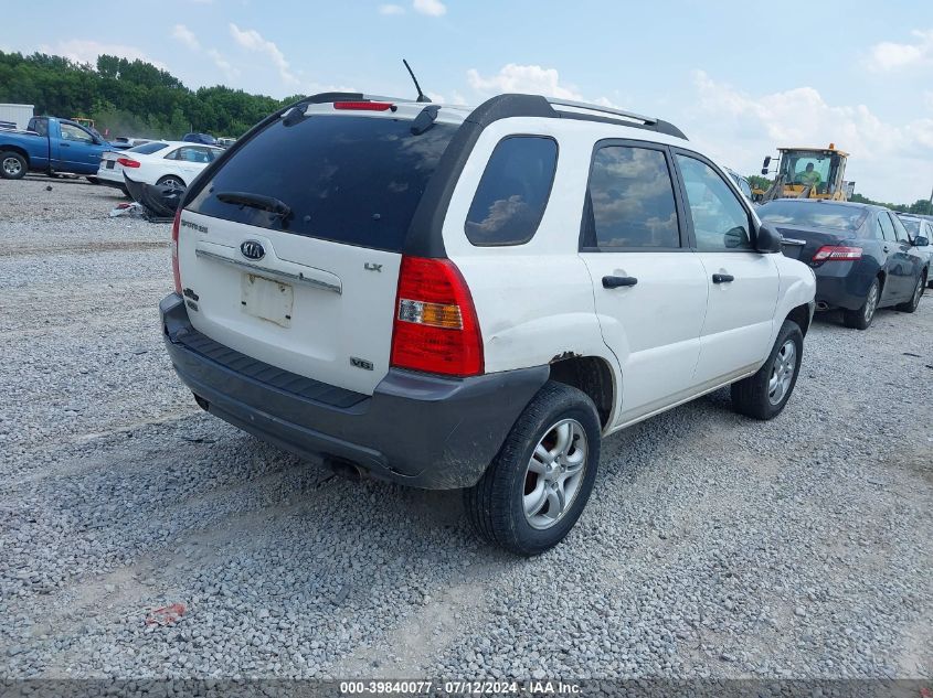 2008 Kia Sportage Lx V6 VIN: KNDJE723487542811 Lot: 39840077