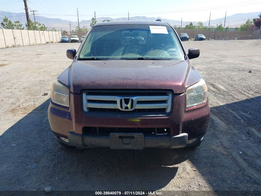 2007 Honda Pilot Ex-L VIN: 2HKYF18527H532144 Lot: 39840079