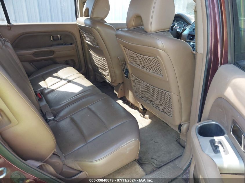 2007 Honda Pilot Ex-L VIN: 2HKYF18527H532144 Lot: 39840079