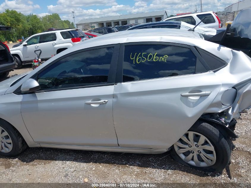 2022 Hyundai Accent Se VIN: 3KPC24A65NE174288 Lot: 39840101