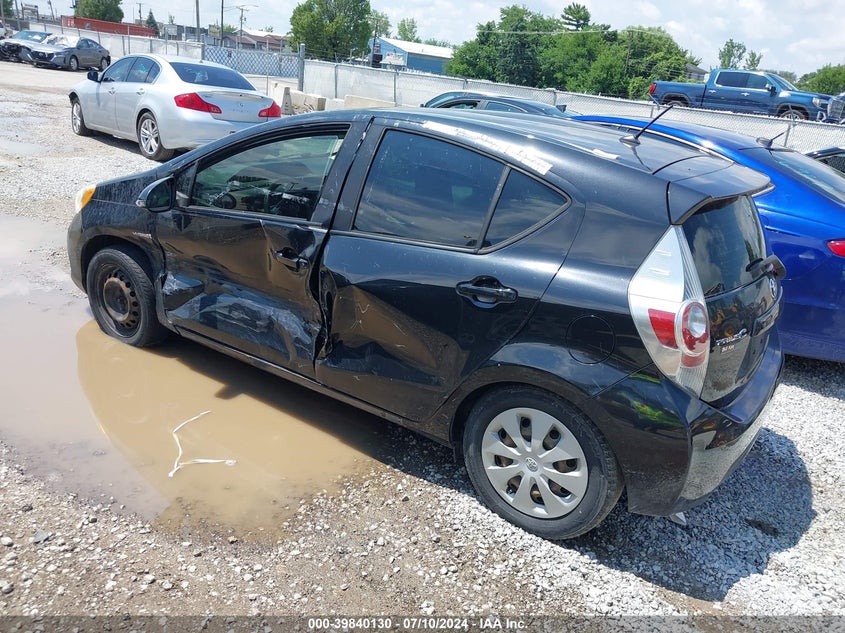 2012 Toyota Prius C One VIN: JTDKDTB38C1016791 Lot: 39840130