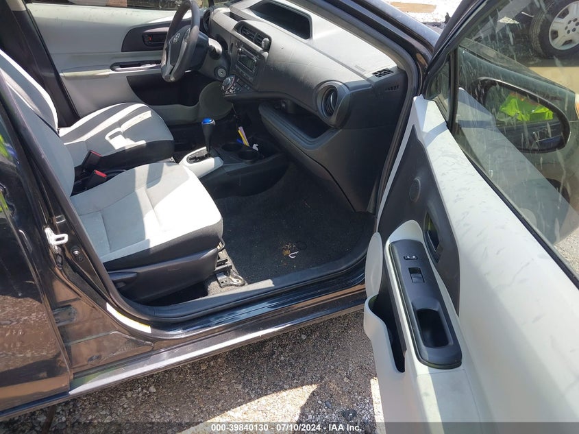 2012 Toyota Prius C One VIN: JTDKDTB38C1016791 Lot: 39840130