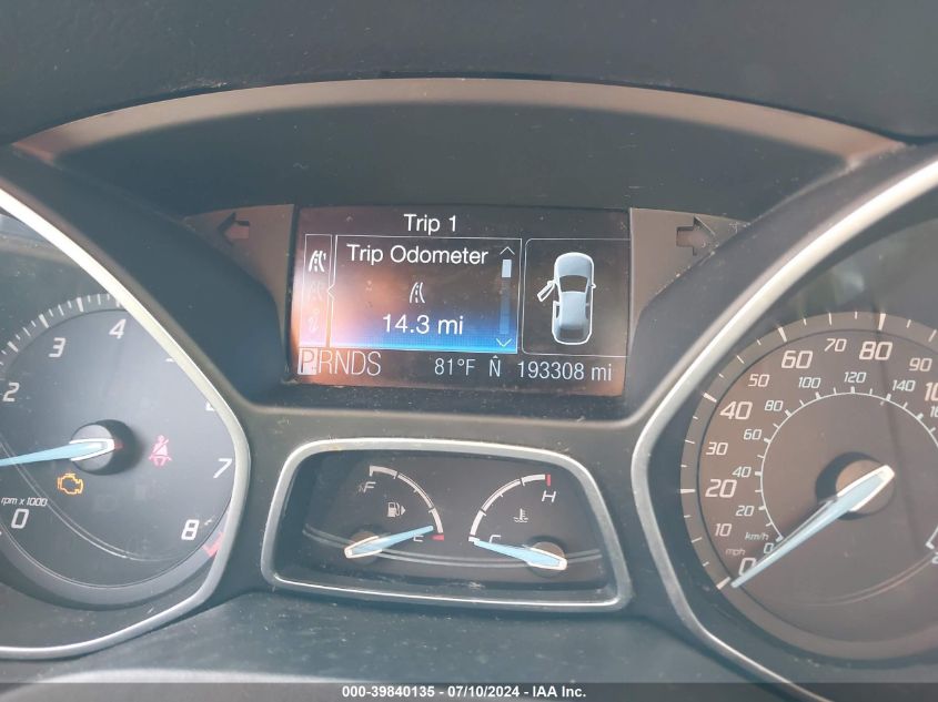 2012 Ford Focus Sel VIN: 1FAHP3H2XCL398980 Lot: 39840135