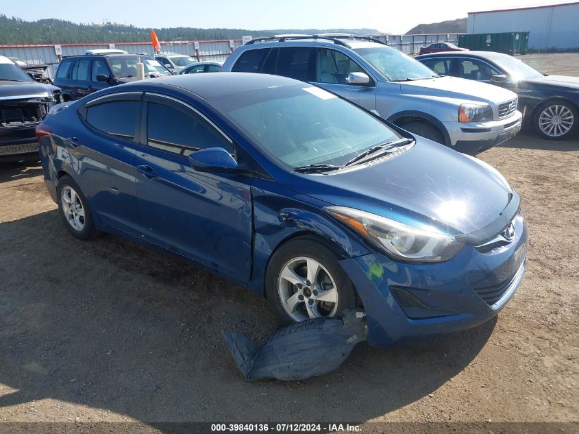 KMHDH4AE6FU390417 2015 HYUNDAI ELANTRA - Image 1