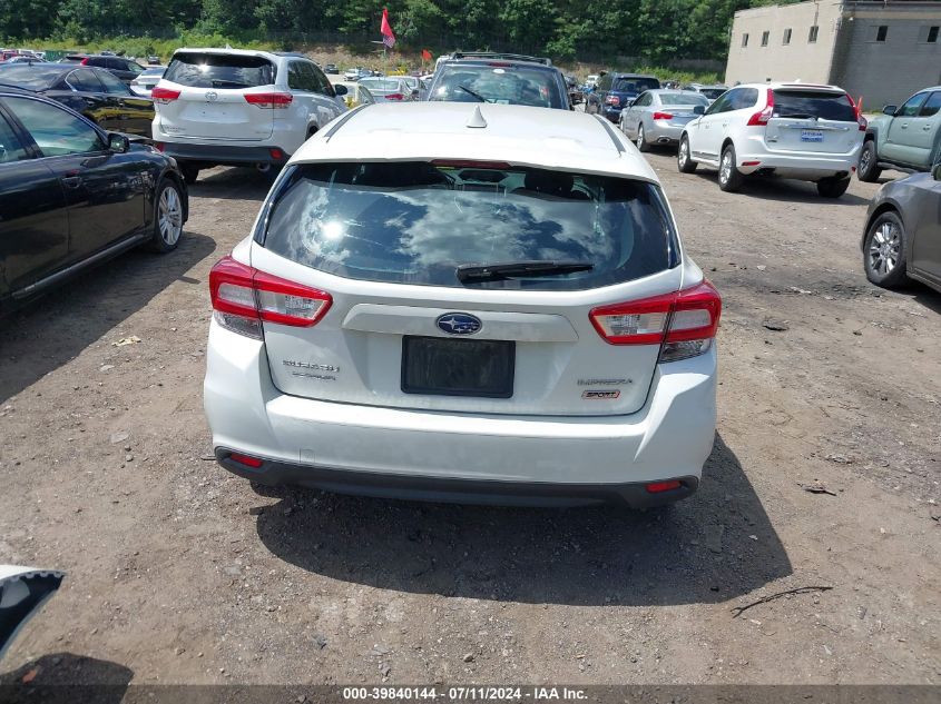 2019 Subaru Impreza 2.0I Sport VIN: 4S3GTAM64K3756300 Lot: 39840144