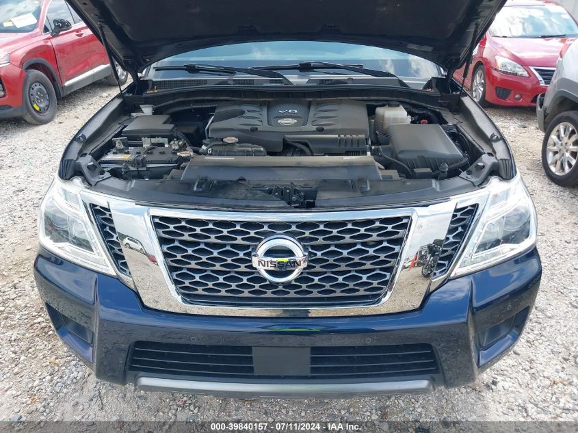 2020 Nissan Armada Platinum 4Wd VIN: JN8AY2NE1L9780074 Lot: 39840157