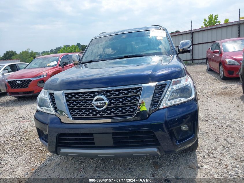 2020 Nissan Armada Platinum 4Wd VIN: JN8AY2NE1L9780074 Lot: 39840157