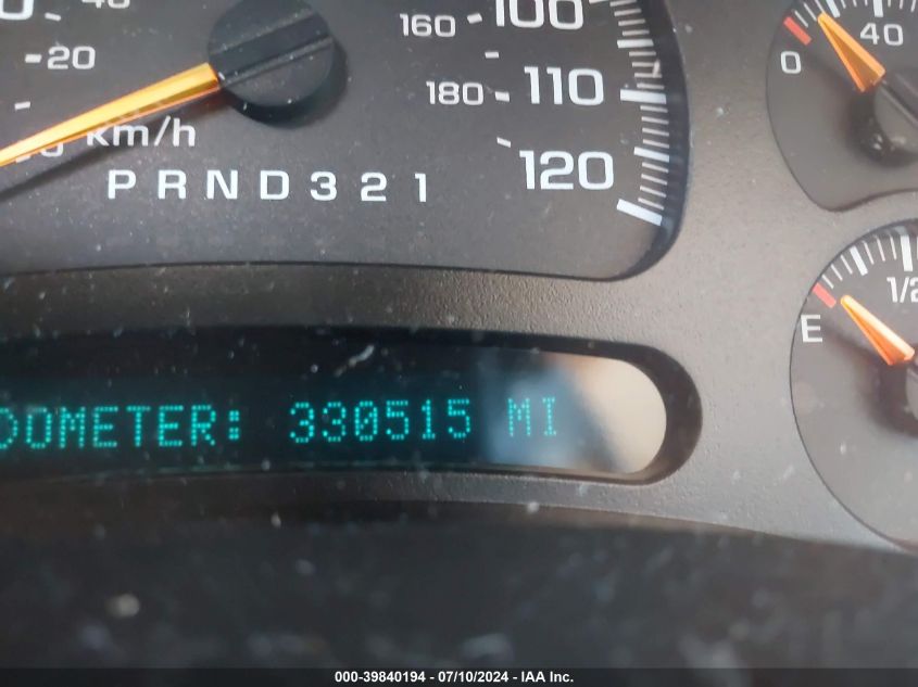 2003 Chevrolet Suburban 1500 Ls VIN: 1GNEC16Z03J238056 Lot: 39840194