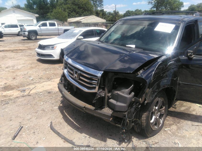 2013 Honda Pilot Ex-L VIN: 5FNYF4H69DB034382 Lot: 39840224