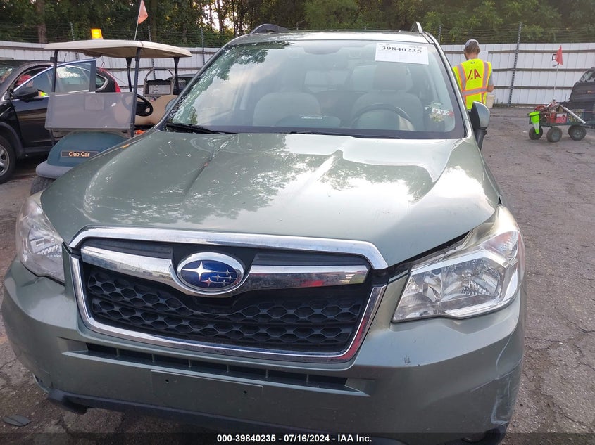 2016 Subaru Forester 2.5I Premium VIN: JF2SJAFC8GH536351 Lot: 39840235
