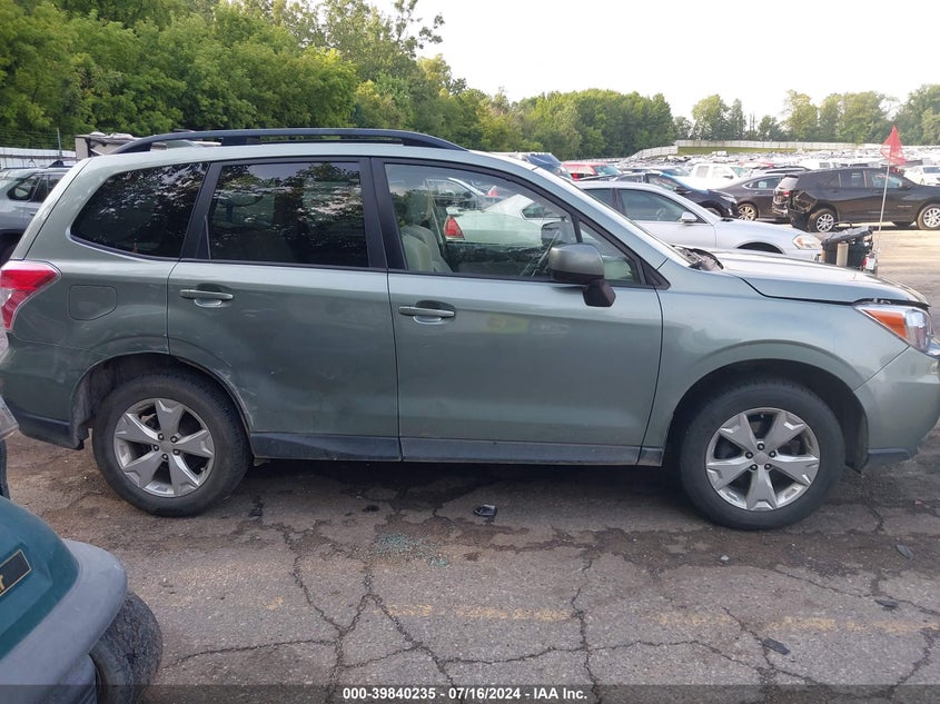 2016 Subaru Forester 2.5I Premium VIN: JF2SJAFC8GH536351 Lot: 39840235