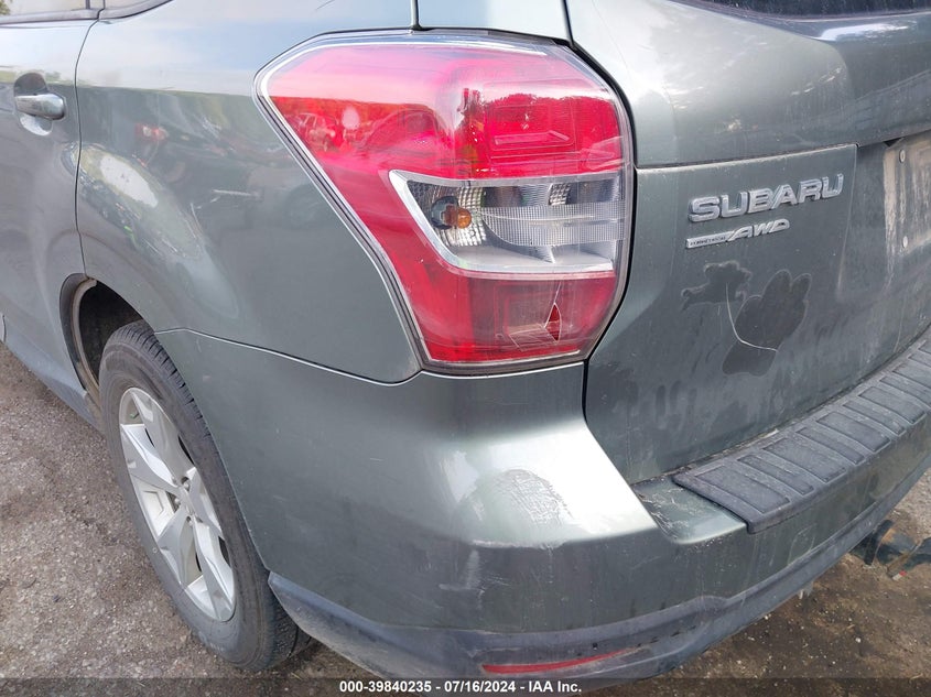 2016 Subaru Forester 2.5I Premium VIN: JF2SJAFC8GH536351 Lot: 39840235