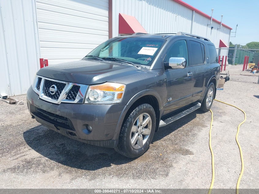 2009 Nissan Armada Le VIN: 5N1BA08C69N602157 Lot: 39840271