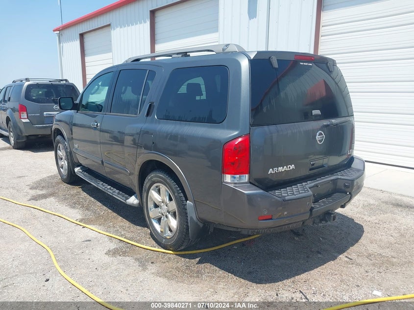 2009 Nissan Armada Le VIN: 5N1BA08C69N602157 Lot: 39840271