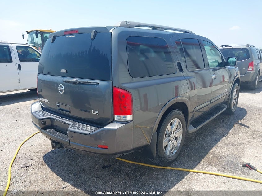 2009 Nissan Armada Le VIN: 5N1BA08C69N602157 Lot: 39840271