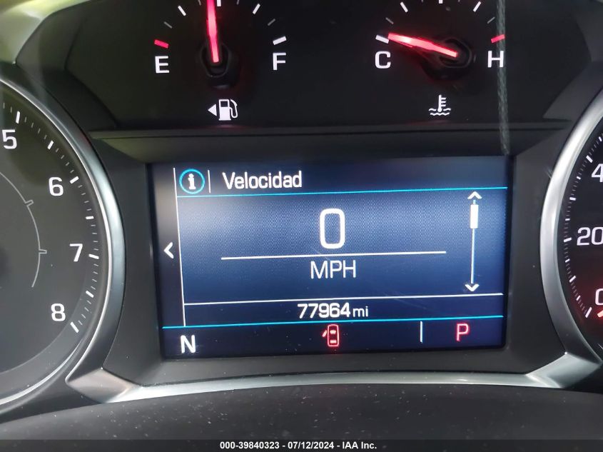 2019 GMC Terrain Sle VIN: 3GKALMEV0KL104425 Lot: 39840323