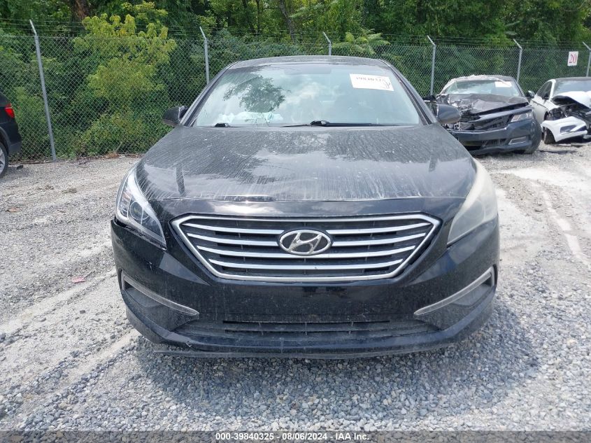 2015 Hyundai Sonata Se VIN: 5NPE24AF2FH132215 Lot: 39840325