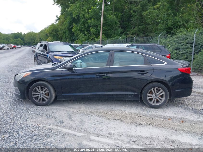 2015 Hyundai Sonata Se VIN: 5NPE24AF2FH132215 Lot: 39840325