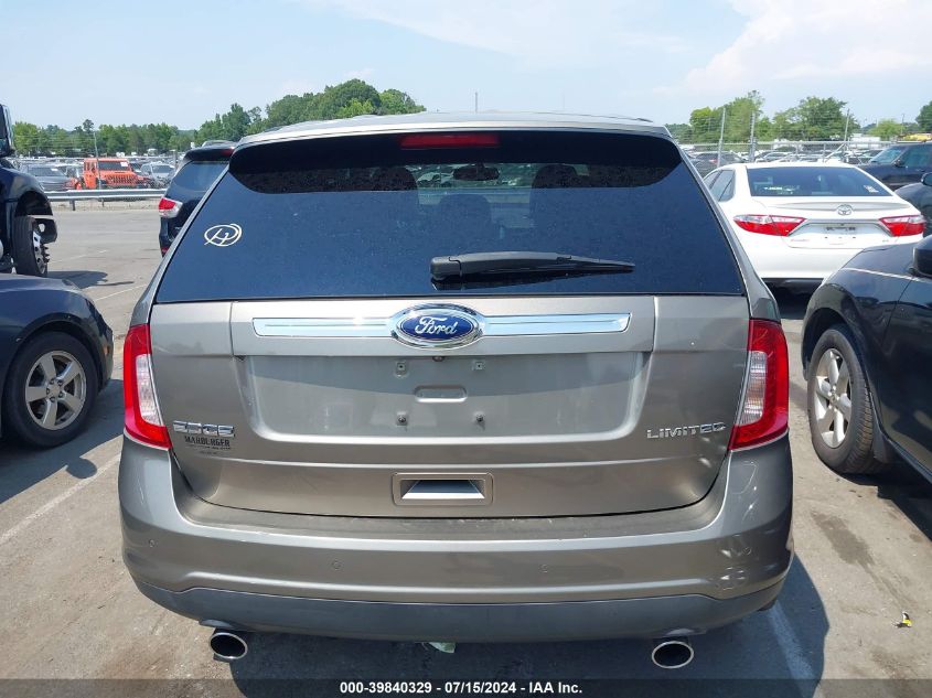 2013 Ford Edge Limited VIN: 2FMDK3KC1DBB02279 Lot: 39840329