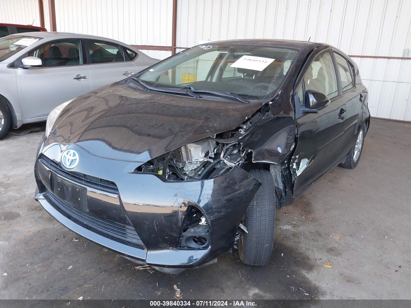 2012 Toyota Prius C Four VIN: JTDKDTB32C1013868 Lot: 39840334